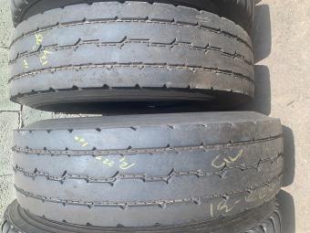 Used truck tyres 12-R22,5 GOOD YEAR from Holland. In good condition with DOT 2018 and 8mm tread depth.